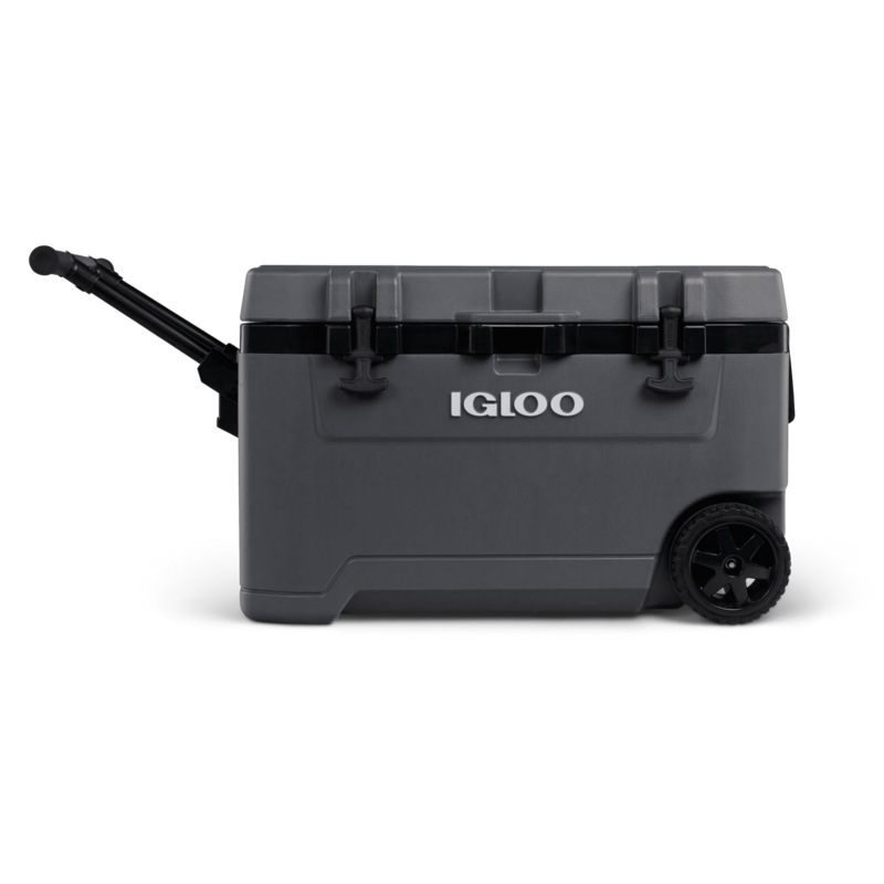Igloo Overland 72 Quart Ice Chest Cooler with Wheels, Gray | Bigbigmart.com