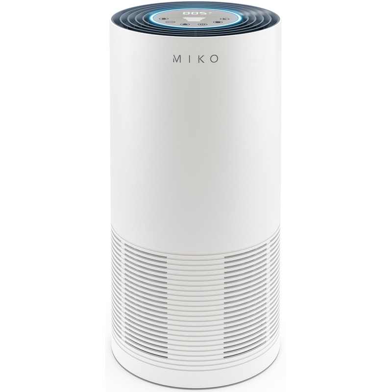Miko Air Purifier for Home Large Room, Air Cleaner for Smoke Pollen Dander Hair Smell Dust, H13 True HEPA Filter For Bedroom – 1600 Sqft | Bigbigmart.com