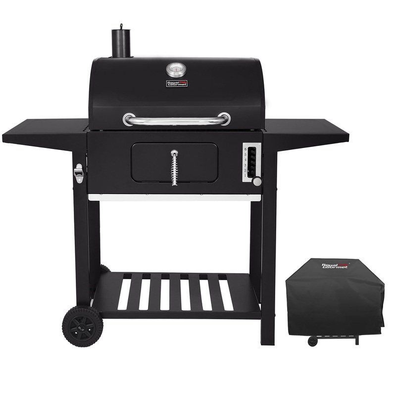 Royal Gourmet CD1824AC 24-Inch Charcoal Grill, with Cover | Bigbigmart.com