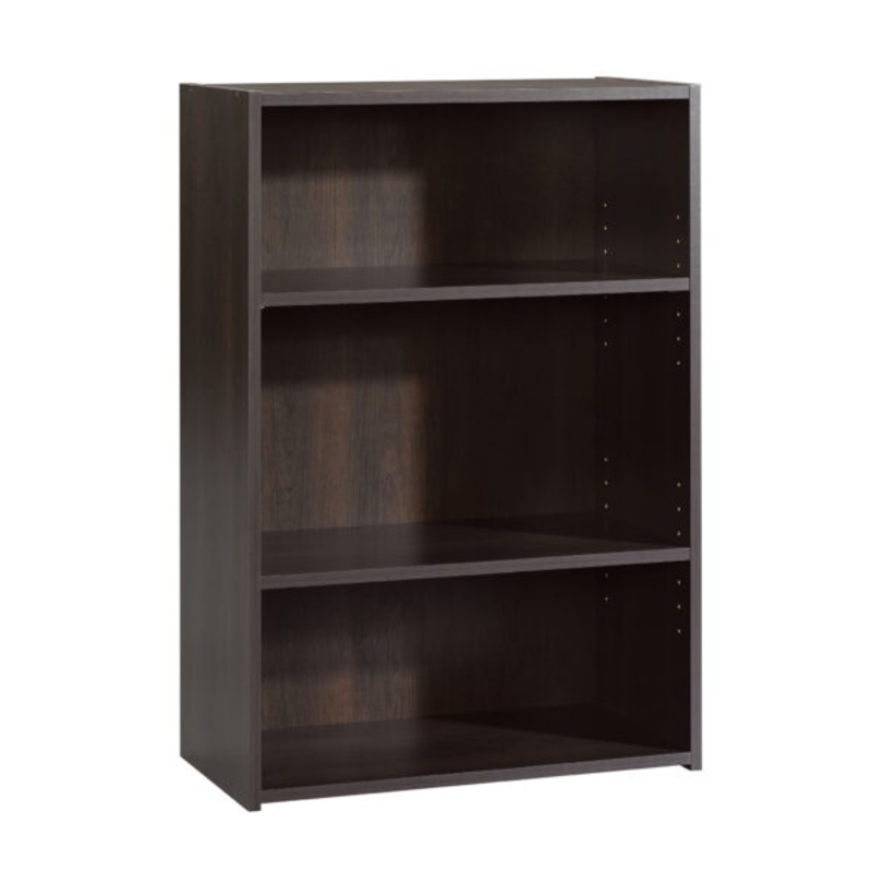 Sauder Beginnings 35 3 – Shelf Standard Bookcase, Cinnamon Cherry Finish | Bigbigmart.com