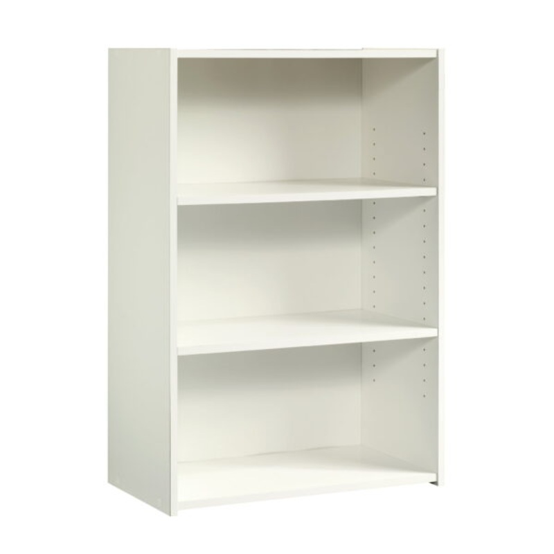 Sauder Beginnings 35 3 – Shelf Standard Bookcase, Soft White Finish | Bigbigmart.com