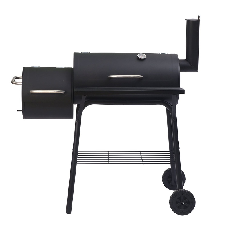 SUGIFT Portable BBQ Charcoal Grill with Offset Smoker | Bigbigmart.com