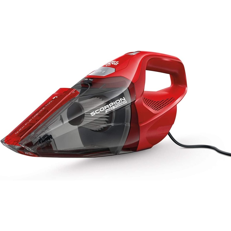 Dirt Devil Scorpion Handheld Vacuum Cleaner, Corded, Small, Dry Hand Held Vac With Cord, SD20005RED, Red | Bigbigmart.com