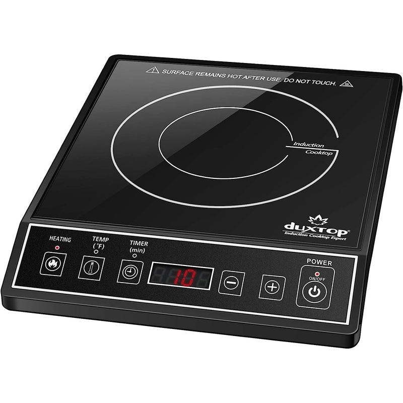 Duxtop 1800W Portable Induction Cooktop Countertop Burner, Black 9100MC/BT-M20B | Bigbigmart.com