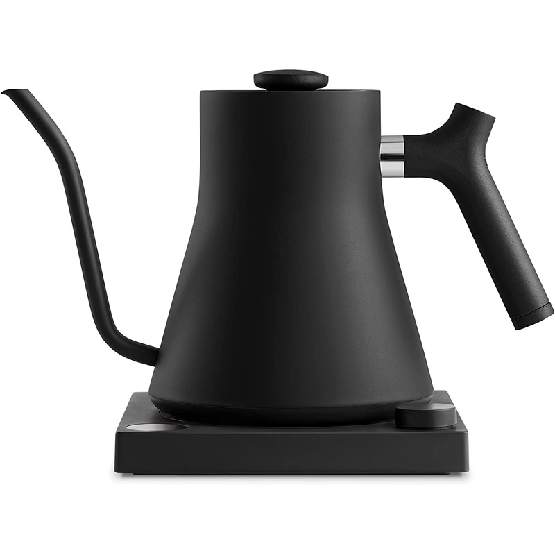 Fellow Stagg EKG Electric Gooseneck Kettle – Pour-Over Coffee and Tea Kettle – Stainless Steel Kettle Water Boiler – Quick Heating Electric Kettles for Boiling Water – Matte Black | Bigbigmart.com