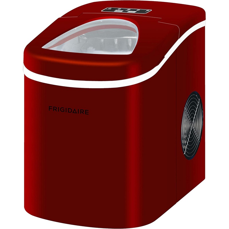 Frigidaire EFIC108-RED Compact Ice Maker (Red) | Bigbigmart.com