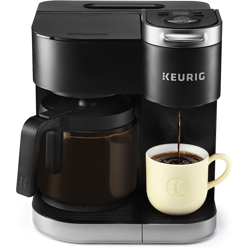 Keurig K-Duo Single Serve K-Cup Pod & Carafe Coffee Maker, Black | Bigbigmart.com
