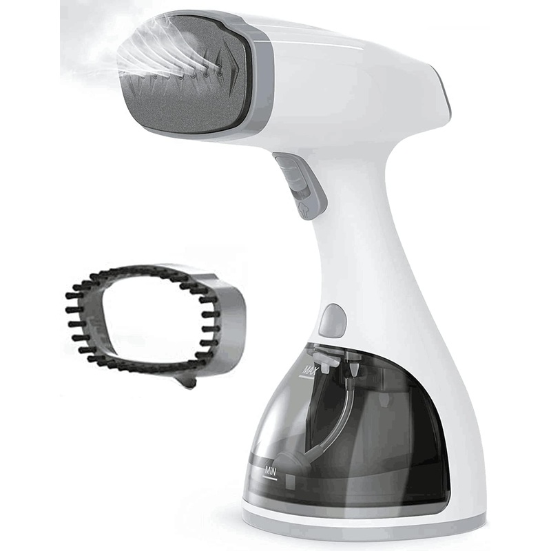 Lithomy Steamer for Clothes,1500W 15s Quick Heat Portable Handheld Clothes Steamer,Fabric Wrinkles Remover Garment Steamer with Smart LCD,2 in 1 Clothing Iron with 300ml Tank and Fabric Brush,Auto-Off | Bigbigmart.com