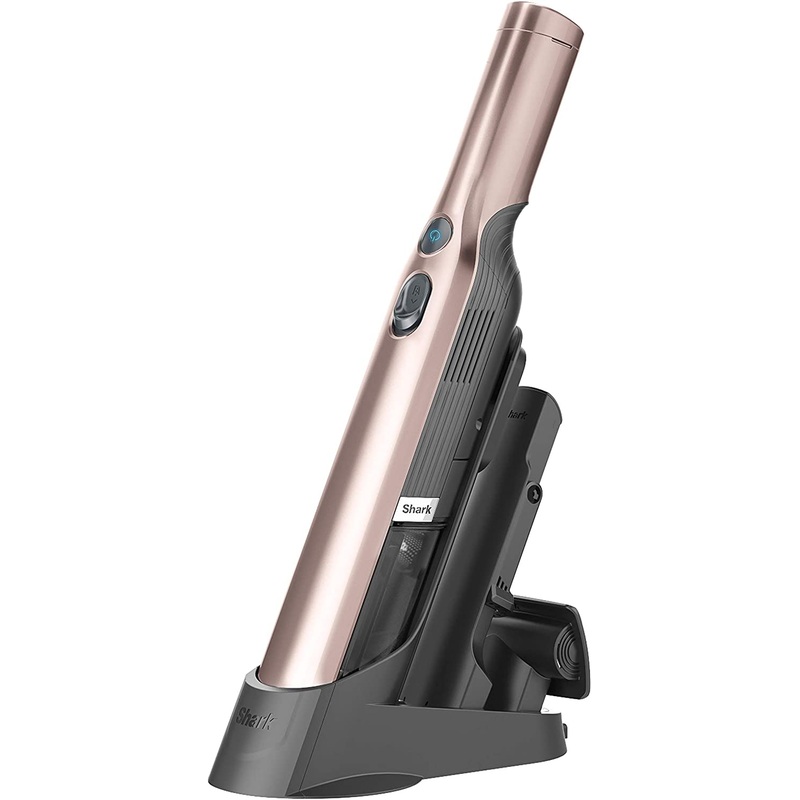 Shark WV201RGBRN WANDVAC Cordless Hand Vac, Lightweight and Portable at 1.4 lbs. with Powerful Suction, Charging Dock, One-Touch Empty for Car & Home, Rose Gold | Bigbigmart.com