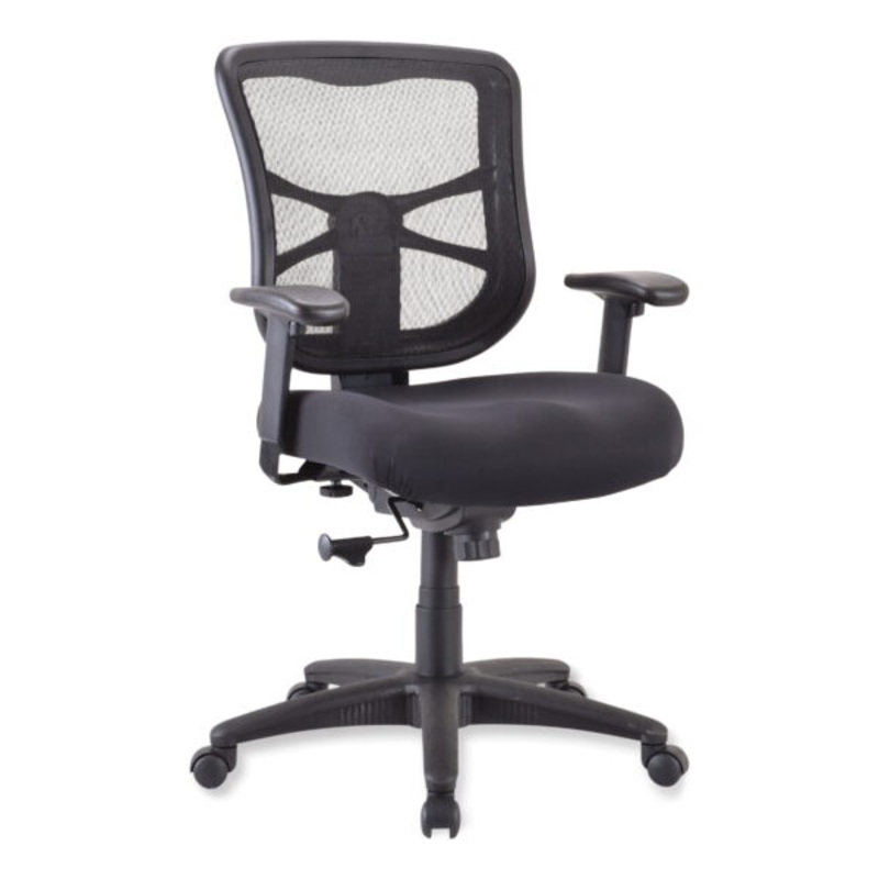 Alera Elusion Series 275 lb. Mid-Back Mesh Task Office Chair – Black | Bigbigmart.com