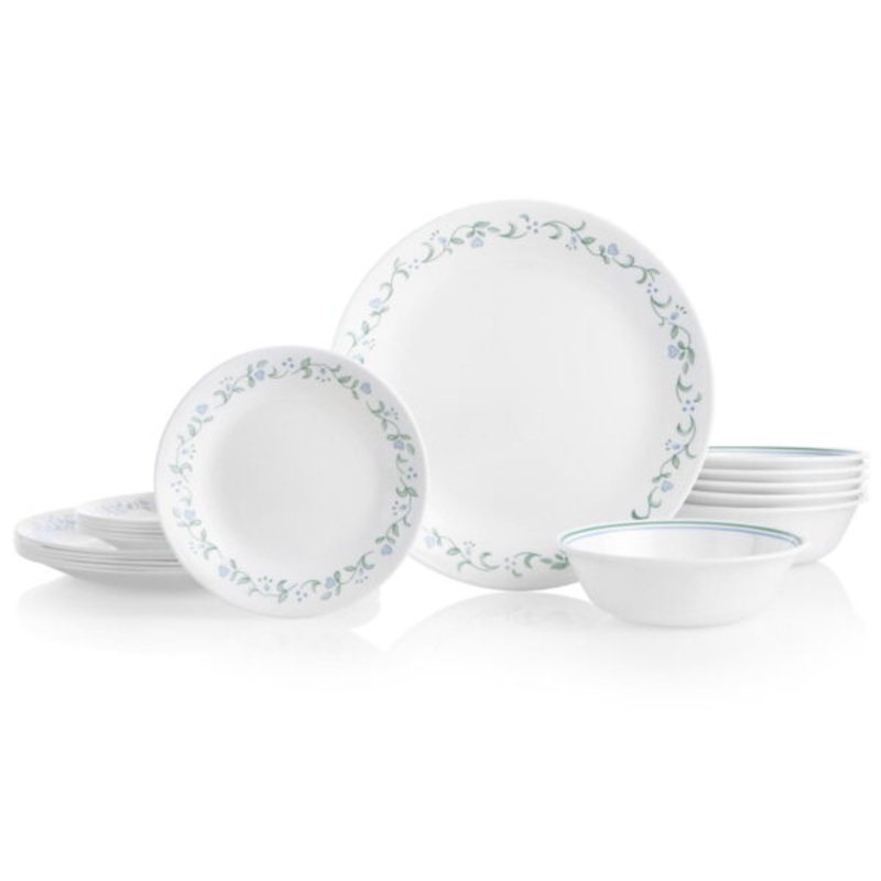 Corelle Country Cottage 18-piece Dinnerware Set, Service for 6 | Bigbigmart.com