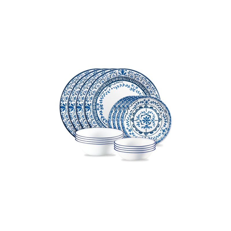 Corelle Portofino 18-piece Dinnerware Set, Service for 6 | Bigbigmart.com