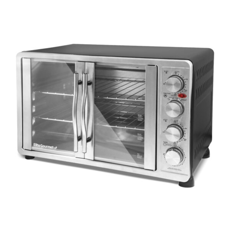 Elite Platinum Double Door Oven with Rotisserie and Convection | Bigbigmart.com
