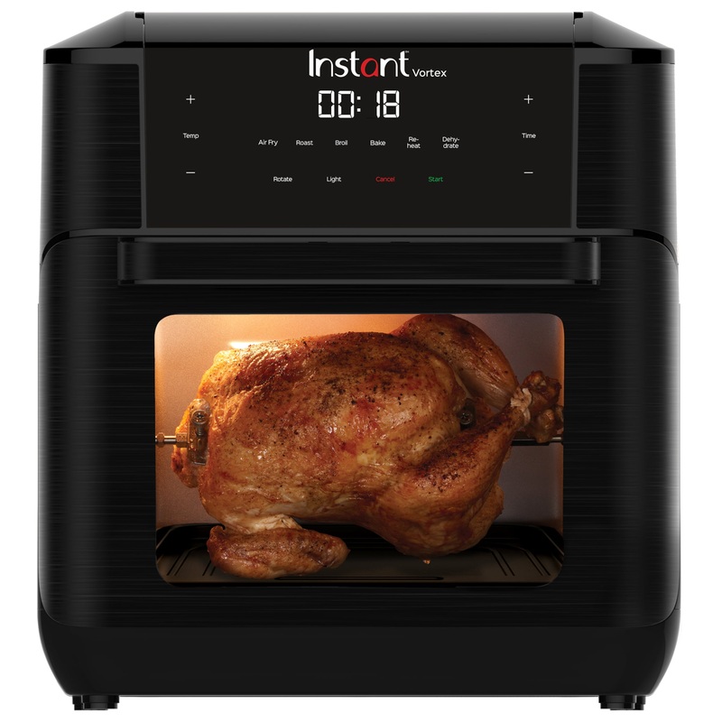 Instant Vortex 10QT Air Fryer Oven with 7-in-1 Cooking Functions, Accessories Included | Bigbigmart.com