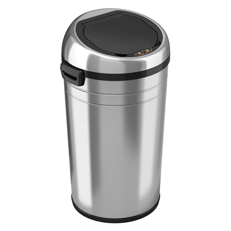 iTouchless Stainless Steel Sensor Trash Can with Odor Filter System, 23 Gallon | Bigbigmart.com