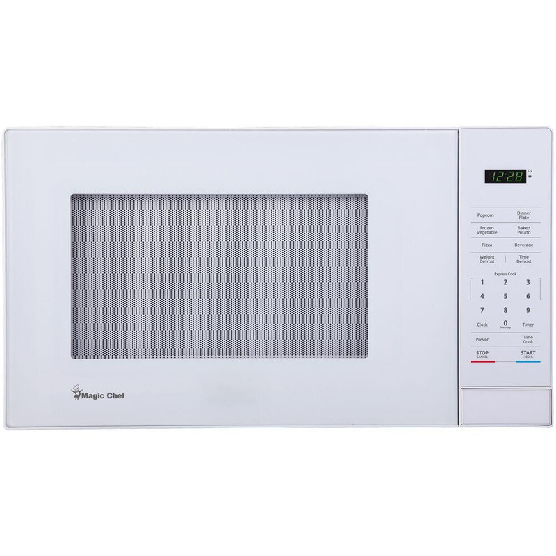 Magic Chef MC110MW 1.1-Cu. Ft. 1,000-Watt Digital Touch Countertop Microwave (White) | Bigbigmart.com