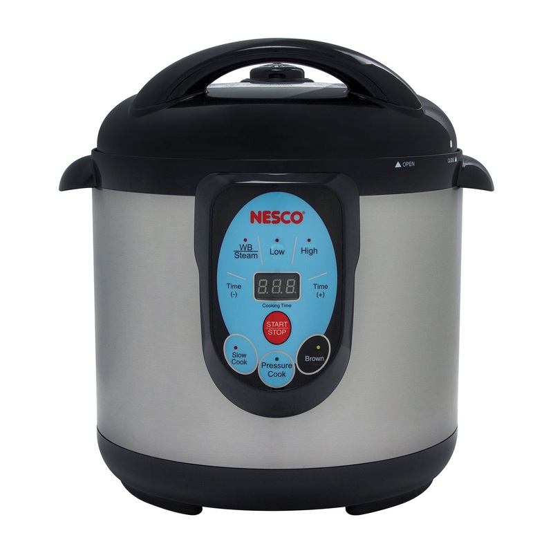 NESCO NPC-9 9.5 Qt. Electric Smart Pressure Cooker and Canner | Bigbigmart.com