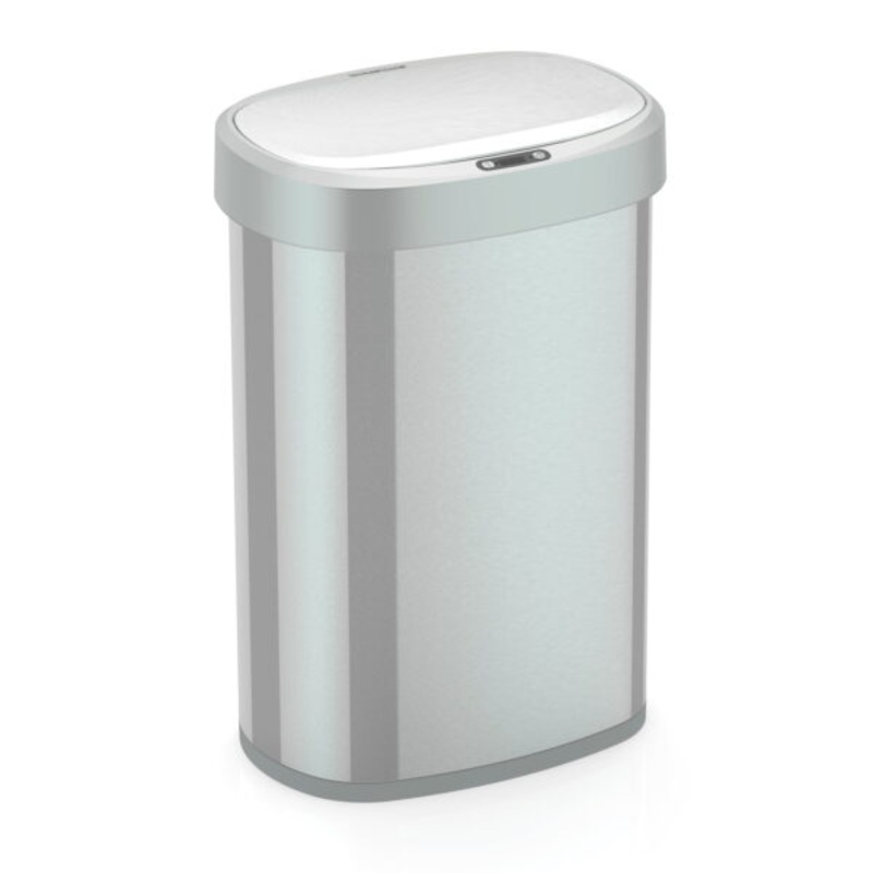 Nine Stars 13.2 Gallon Motion Sensor Trash Can with Stainless Steel Lid | Bigbigmart.com