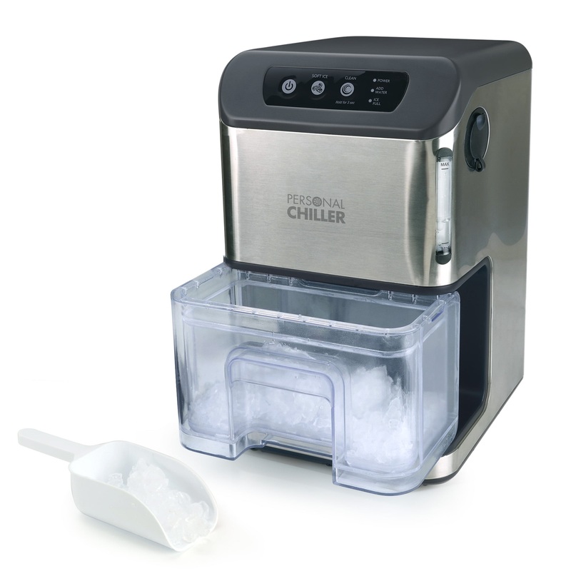 Personal Chiller Portable Countertop Ice Maker for Soft Nugget Ice at Home | Bigbigmart.com