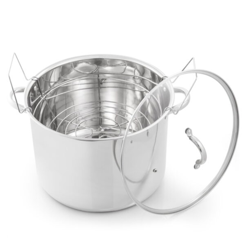 Prep-N-Cook Stainless Steel 21.5 qt. Canner 2 Piece Box | Bigbigmart.com