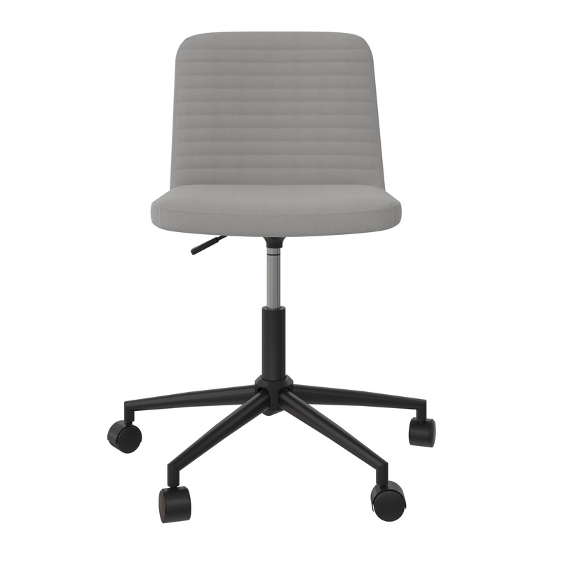 Queer Eye Corey Task Chair with Adjustable Height & Swivel, 250 lb. Capacity, Gray | Bigbigmart.com