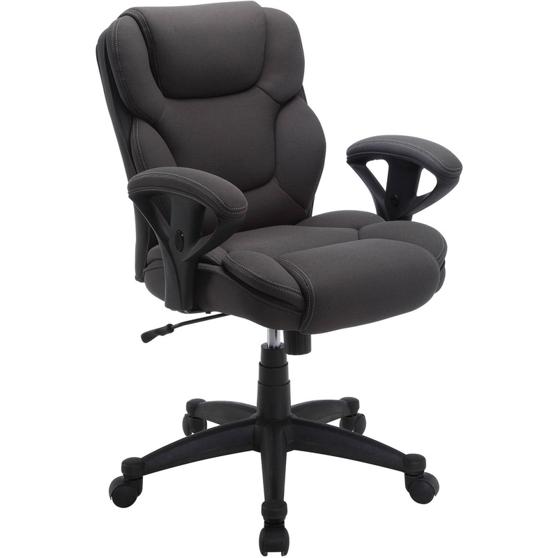 Serta Big & Tall Fabric Manager Office Chair, Supports up to 300 lbs, Gray | Bigbigmart.com