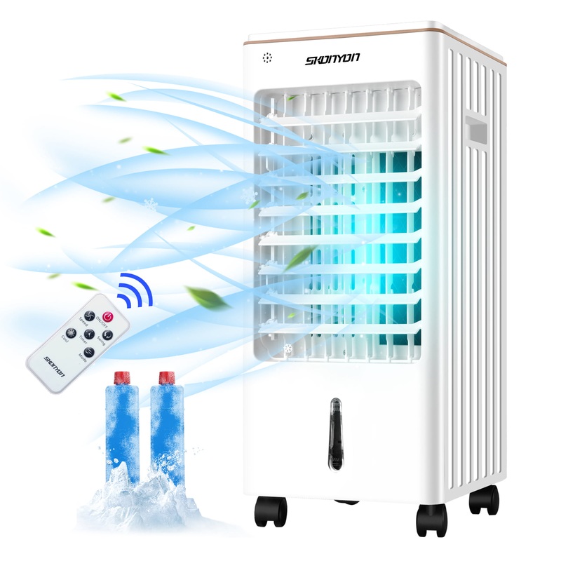 SUGIFT Evaporative Air Cooler Fan Anion Humidify with Remote Control | Bigbigmart.com