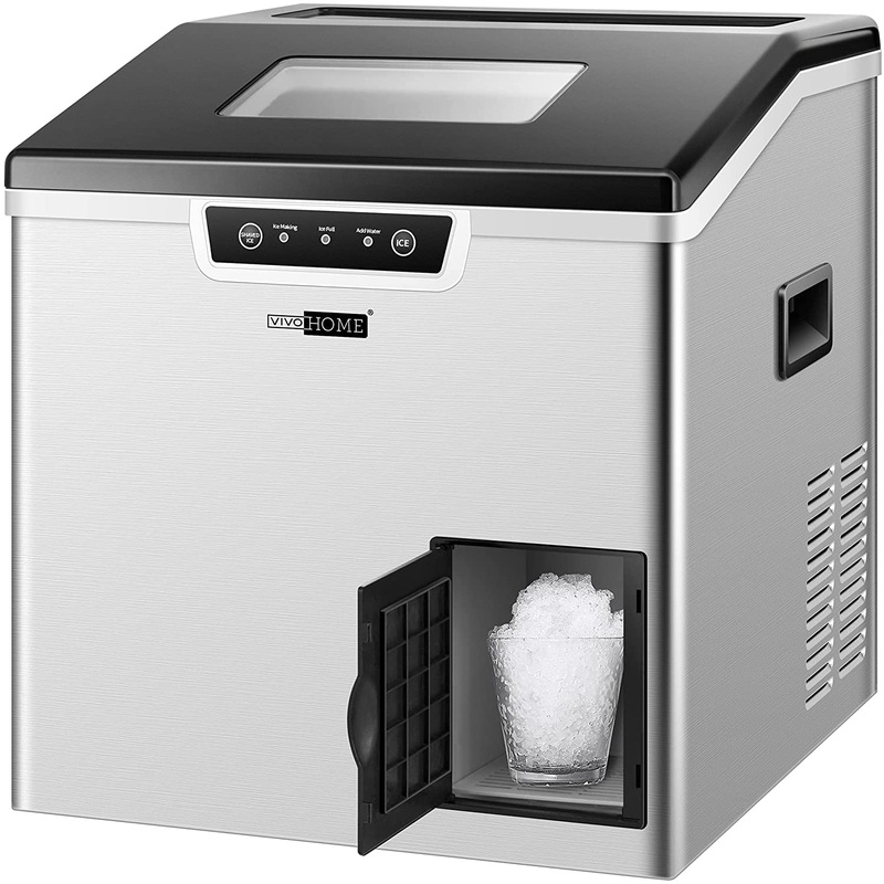 VIVOHOME 2 in 1 Countertop Ice Maker & Shaver Machine, 44lbs/day | Bigbigmart.com