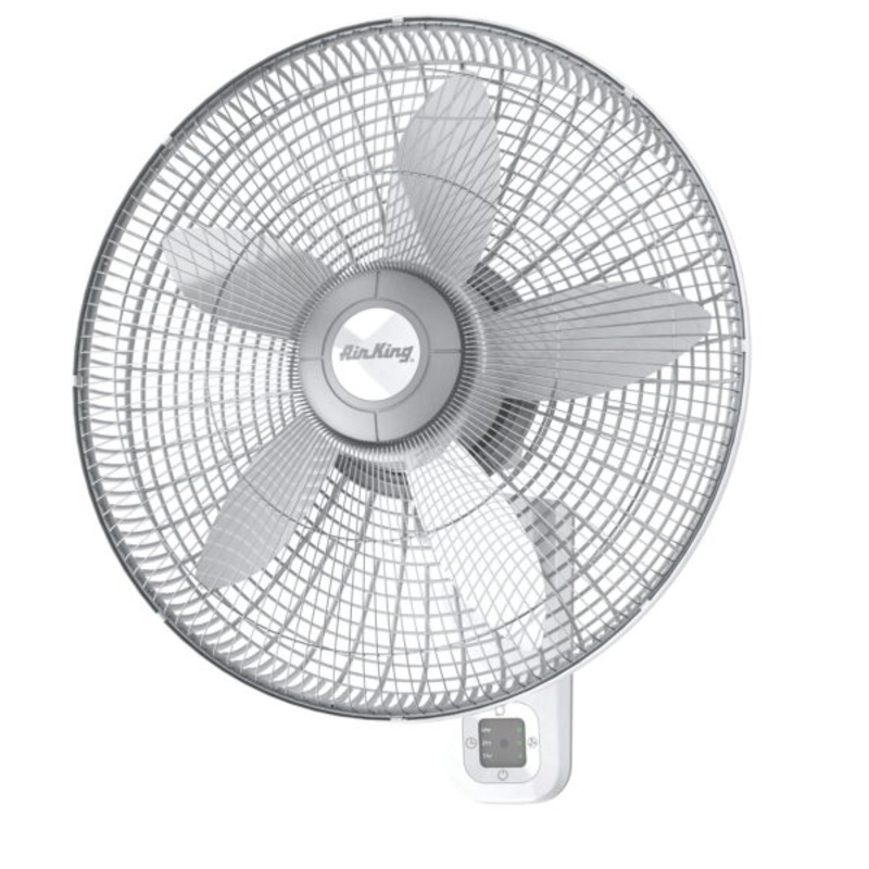 Air King 9850 18 Wall Mount Fan, Oscillating, 3 Speeds, 120V AC, Remote Control | Bigbigmart.com