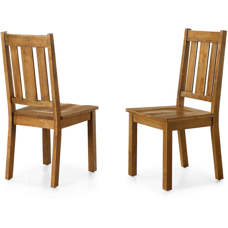 Better Homes and Gardens Bankston Dining Chair, Set of 2, Honey | Bigbigmart.com