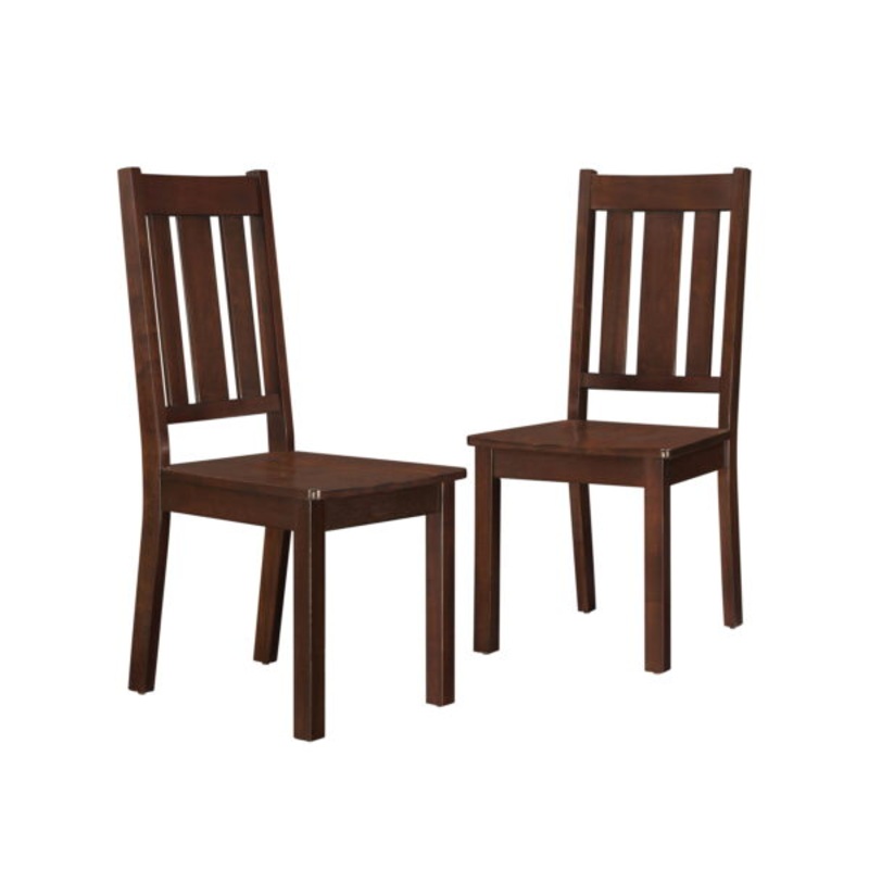 Better Homes and Gardens Bankston Dining Chair, Set of 2, Mocha | Bigbigmart.com