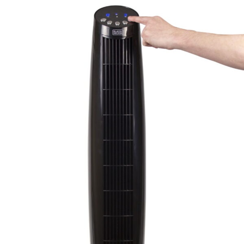 BLACK+DECKER BFTR36B 36 in. Quiet Digital Tower Fan with Remote Control | Bigbigmart.com