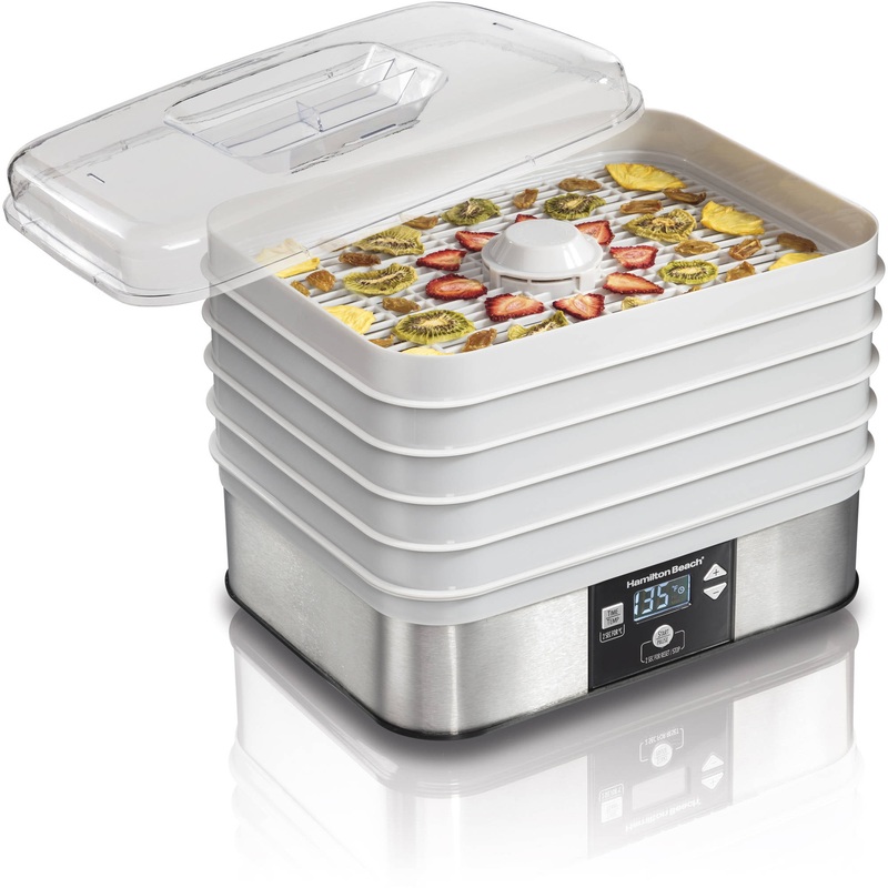 Hamilton Beach 5 Shelf Digital Food Dehydrator Model# 32100 | Bigbigmart.com