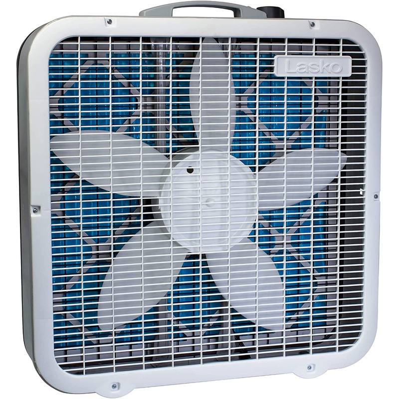 Lasko Air Flex 2-in-1 20-inch Box Fan and Air Purifier in One with 3 Speeds, FF305, White | Bigbigmart.com