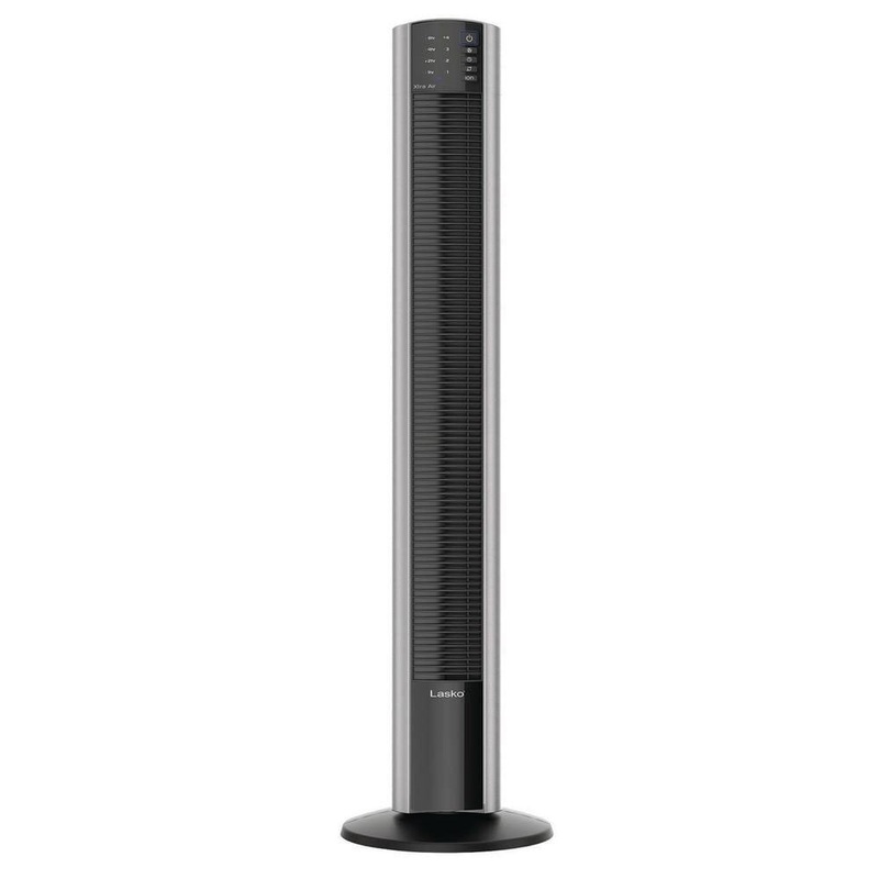 Lasko XtraAir 48 Inch Standing Tower Home Fan Air Ionizer with Remote Control | Bigbigmart.com