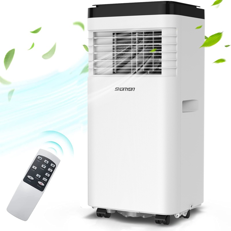 Vebreda 8,000 BTU Portable Air Conditioner with Comfort Sense Remote and Window Kit, White, 1BR328K | Bigbigmart.com