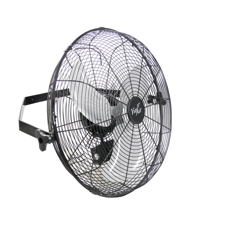 Vie Air Dual Function 18 Wall Mountable Floor Fan with 3 Speed Settings | Bigbigmart.com