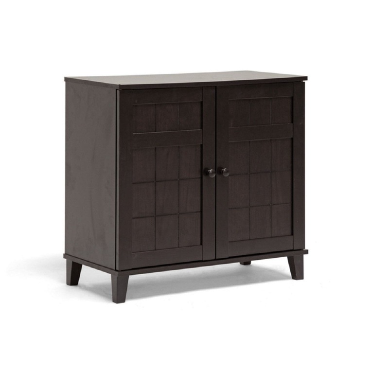 Baxton Studio Glidden Wood Modern Shoe Cabinet | Bigbigmart.com