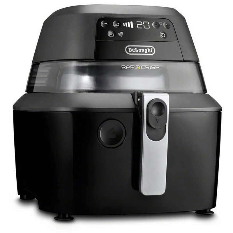 De’Longhi Rapid Crisp 5-Quart Air Fryer in Black | Bigbigmart.com