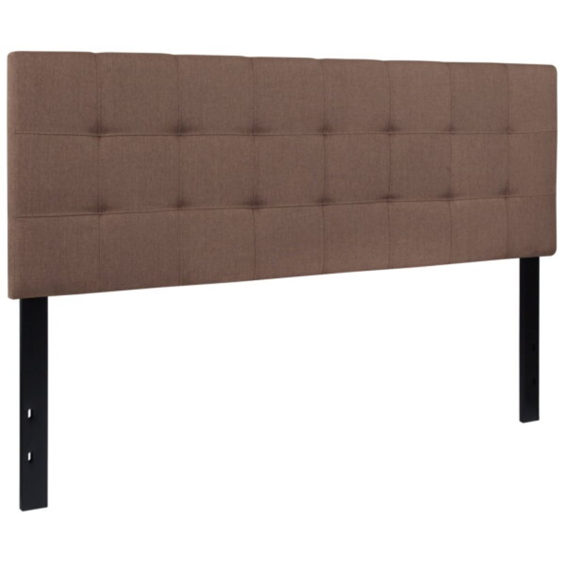 Flash Furniture Bedford Tufted Upholstered Queen Size Headboard in Camel Fabric | Bigbigmart.com