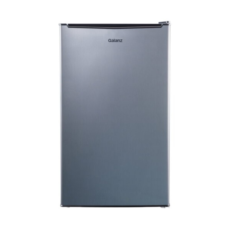 Galanz 3.3 cu ft One Door Mini Fridge, Estar, Stainless Steel Look | Bigbigmart.com