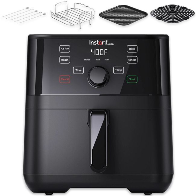 Instant Vortex 5.7 Quart Air Fryer with Accessories | Bigbigmart.com