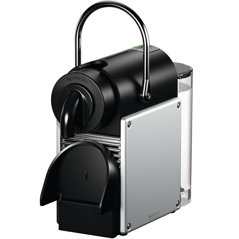 Nespresso by De’Longhi Pixie Single-Serve Espresso Machine with Simplified Water Tank in Aluminum | Bigbigmart.com