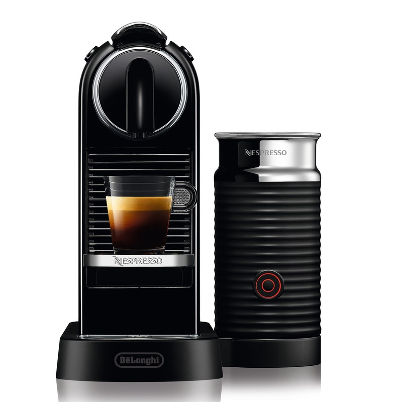 Nespresso Citi & Milk Espresso Machine by De’Longhi, Black | Bigbigmart.com