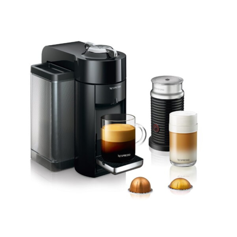 Nespresso Vertuo Coffee and Espresso Machine by De’Longhi with Aeroccino, Black | Bigbigmart.com