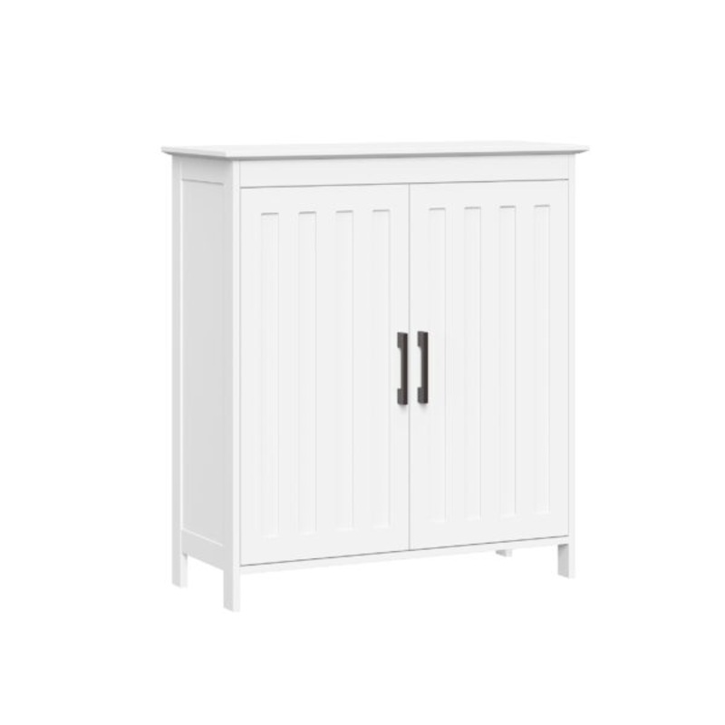 RiverRidge Home Monroe Two-Door Floor Cabinet – White | Bigbigmart.com