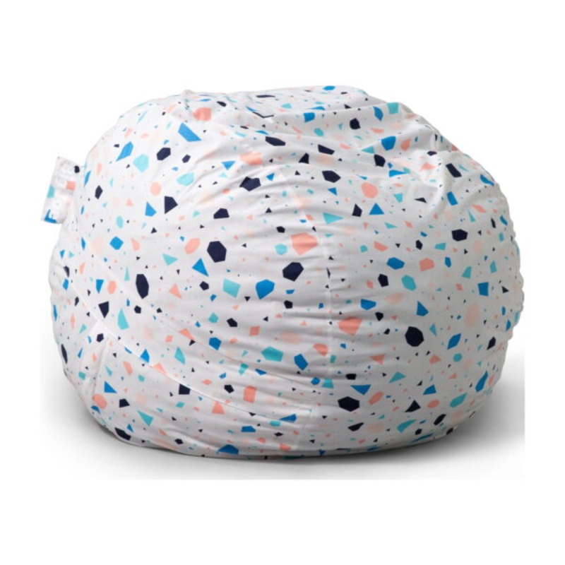 Big Joe Fuf Medium Bean Bag Chair, Lenox 3ft, Dolce Terrazzo | Bigbigmart.com