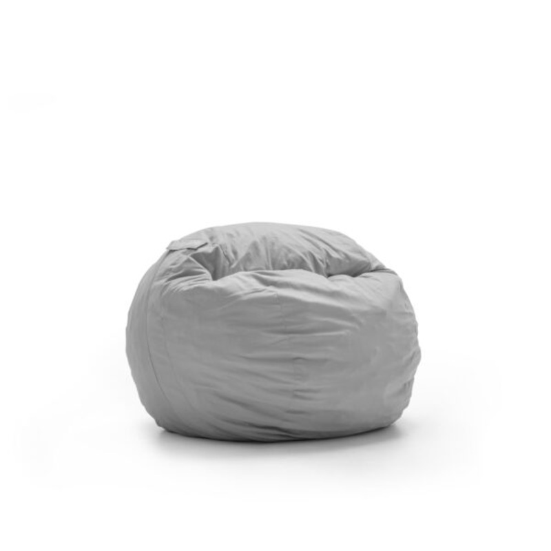 Big Joe Fuf Medium Bean Bag Chair, Lenox 3ft, Fog | Bigbigmart.com