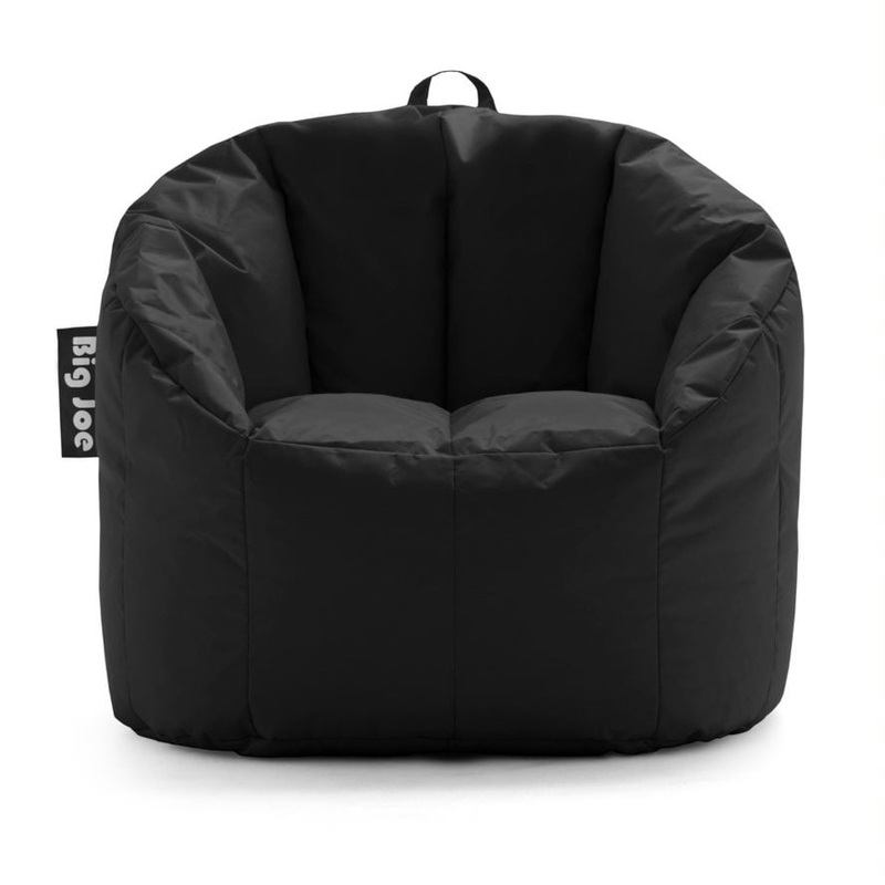 Big Joe Milano Bean Bag Chair, Smartmax 2.5ft, Black | Bigbigmart.com
