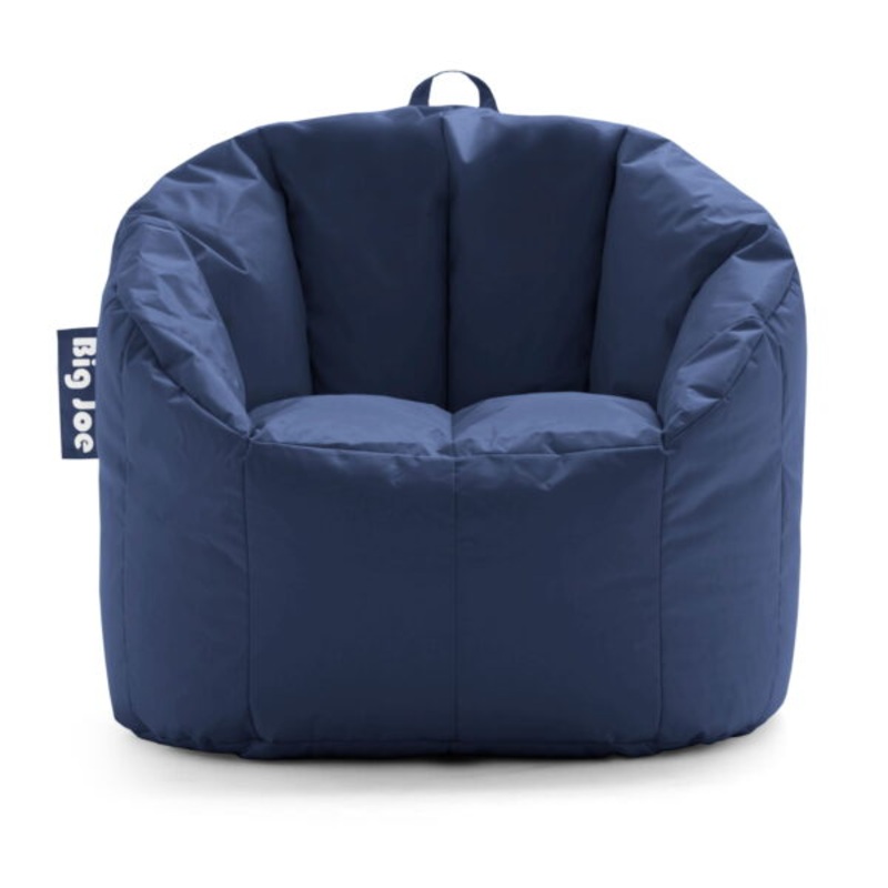 Big Joe Milano Bean Bag Chair, Smartmax 2.5ft, Navy | Bigbigmart.com